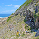 The entrance to Blombos Cave in the southern Cape of South Africa.
